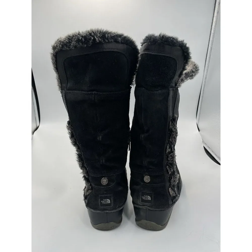 The North Face Women's Suede Primaloft 200 Insulted Mid‎ Calf Boots Black 6.5